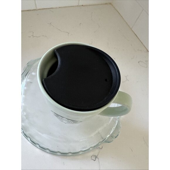 Starbucks Christmas Coffee Mug 2020 Light Mint Green w/ Trees 12oz. PreOwned - Picture 9 of 11